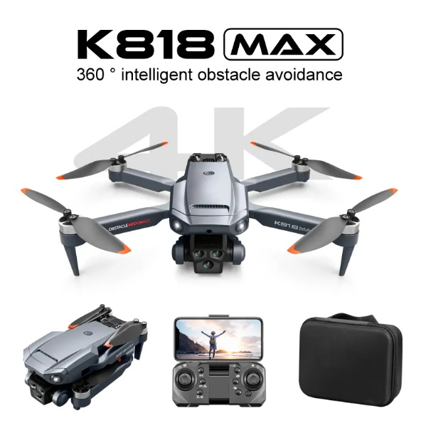 K818 Max Pro Drone Dual Camera Obstacle Avoidance Gesture Control Wifi