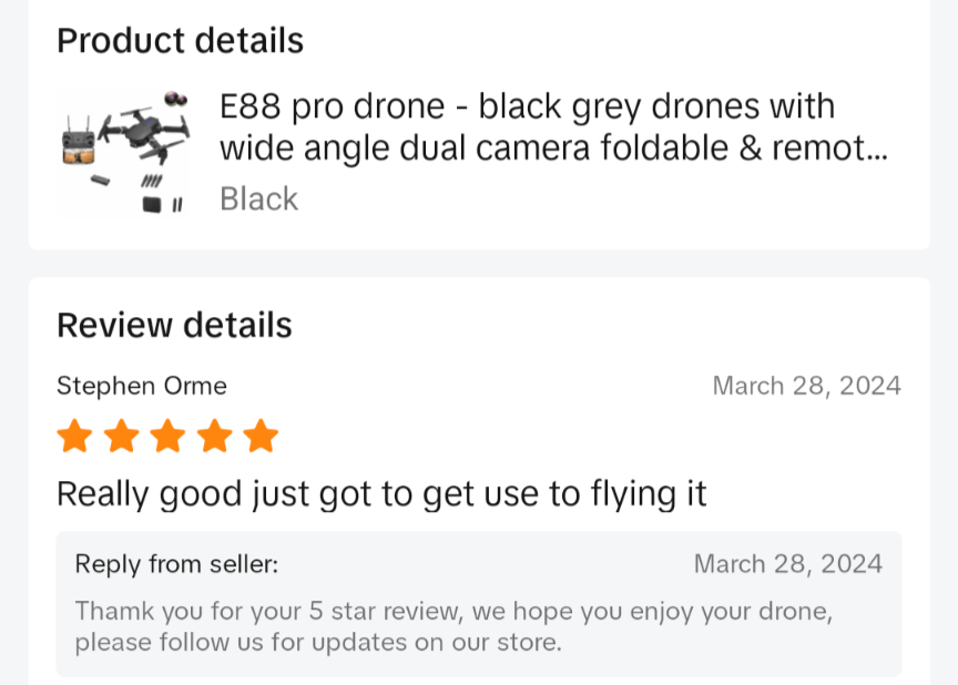 E88 Drone Review
