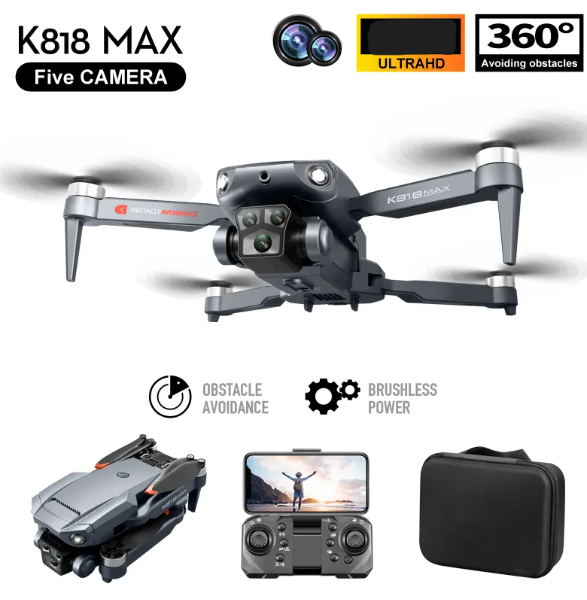 Load video: A video of the K818 Max drone flying